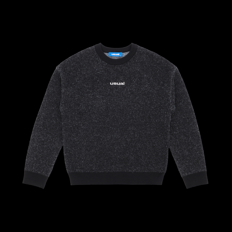 USUAL Logo crew sweater